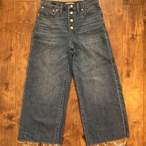Madewell Wide Leg Crop Jeans